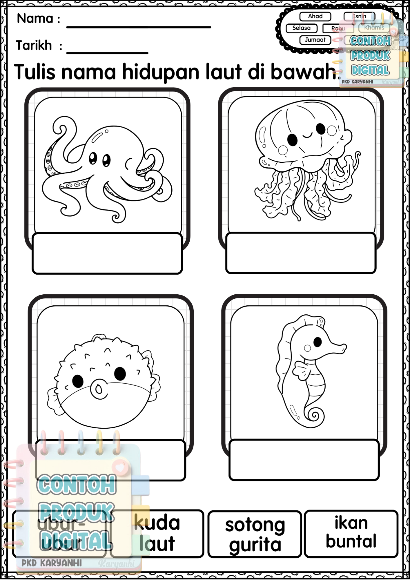 BBM Minggu 36 Haiwan Akuatik KaryaNHI