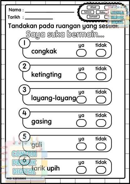 BBM Minggu 41 Permainan Tradisional KaryaNHI