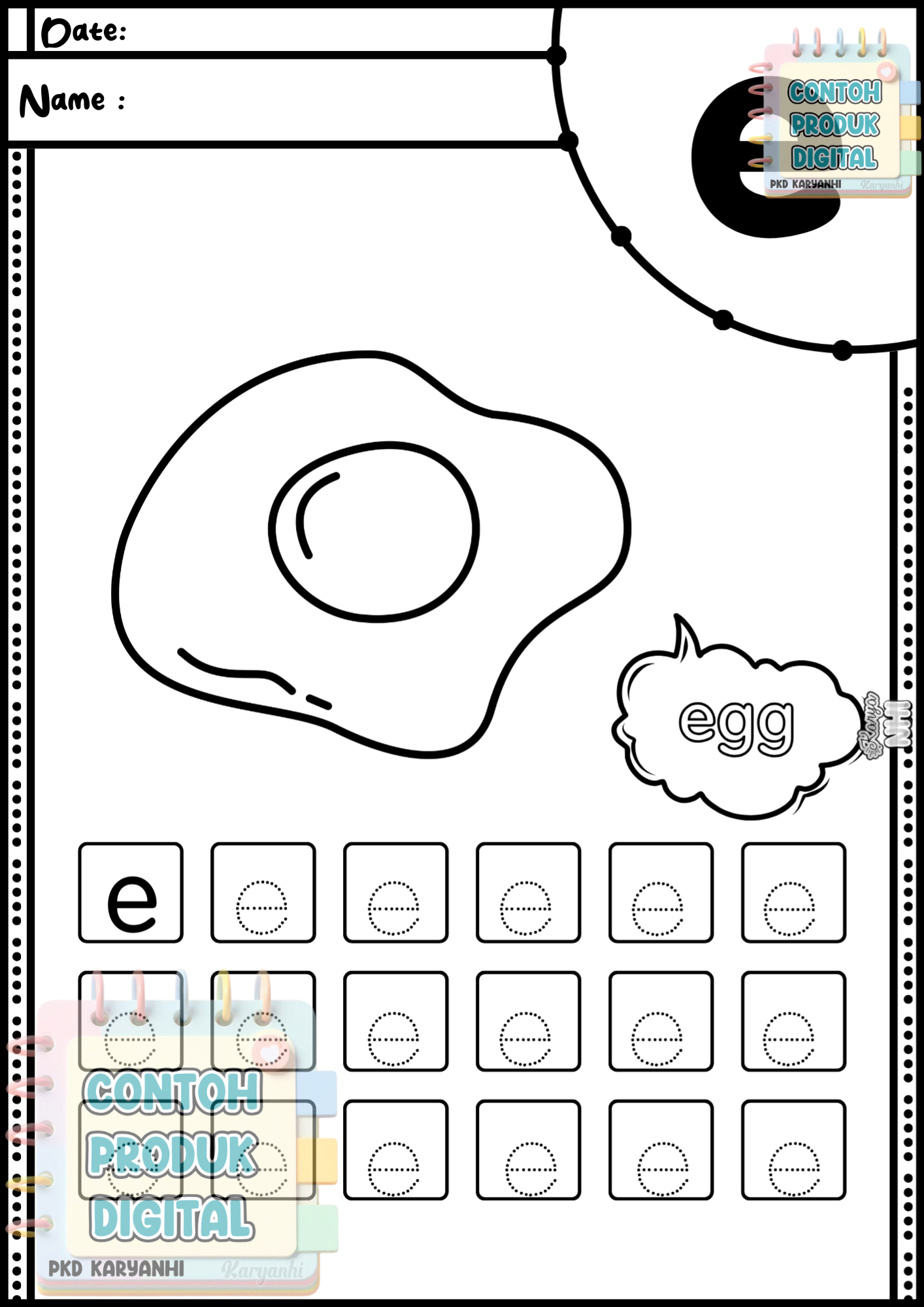 Alphabet Tracing Worksheets KaryaNHI