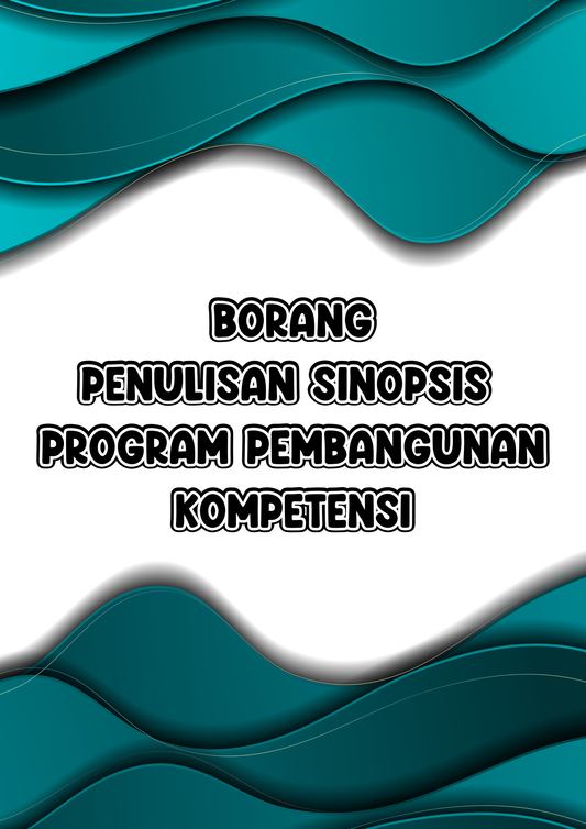 Borang Penulisan Sinopsis PPK KaryaNHI