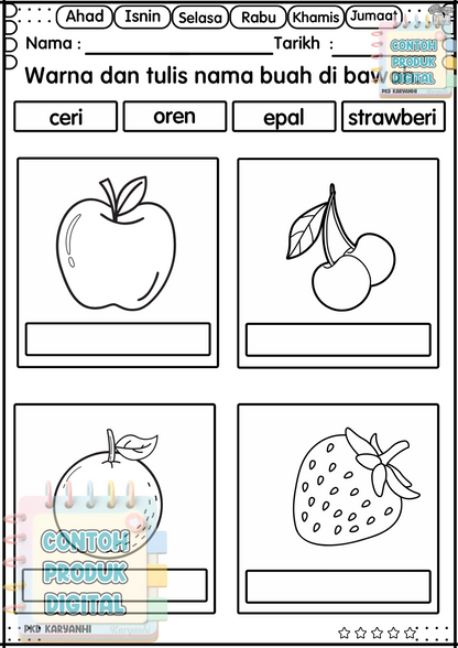 BBM Minggu 19 & 20 Buah-buahan