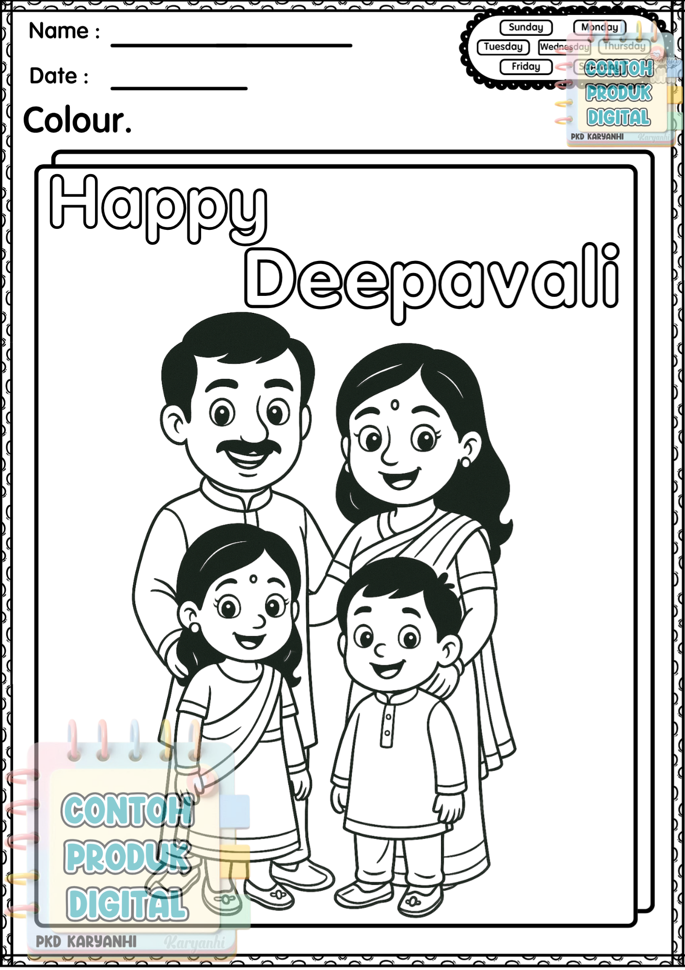 BBM Minggu 34 Perayaan Deepavali KaryaNHI