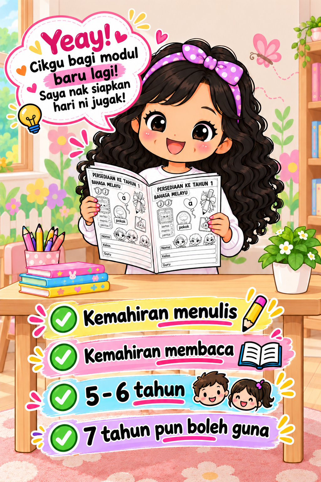 Persediaan ke Tahun 1 (Bahasa Melayu) KaryaNHI