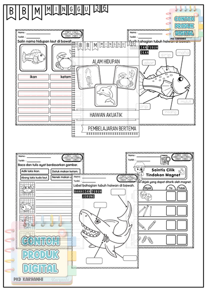 BBM Minggu 36 Haiwan Akuatik KaryaNHI