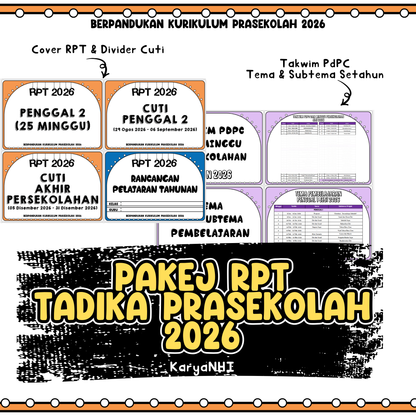 RPT Tadika Prasekolah 2026 Kumpulan A KaryaNHI