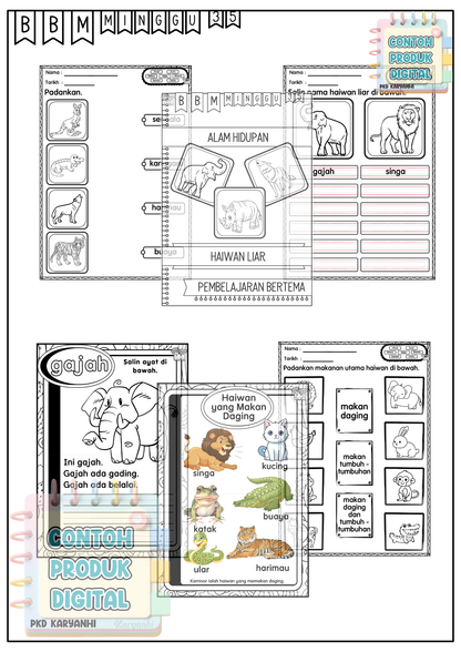 BBM Minggu 35 Haiwan Liar KaryaNHI