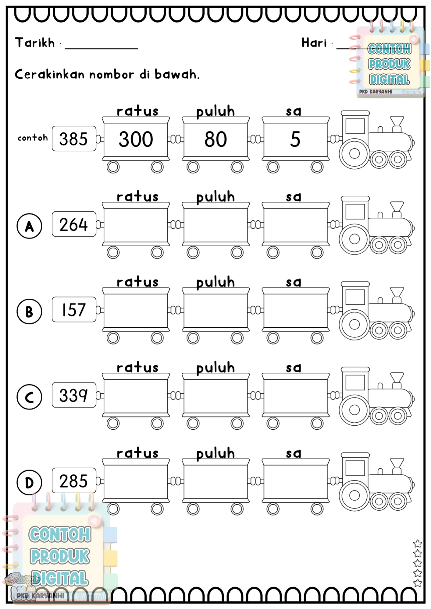 Nombor Bulat Hingga 1000 KaryaNHI