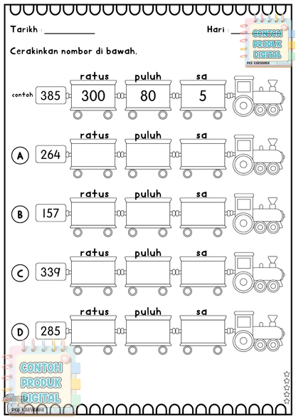 Nombor Bulat Hingga 1000 KaryaNHI