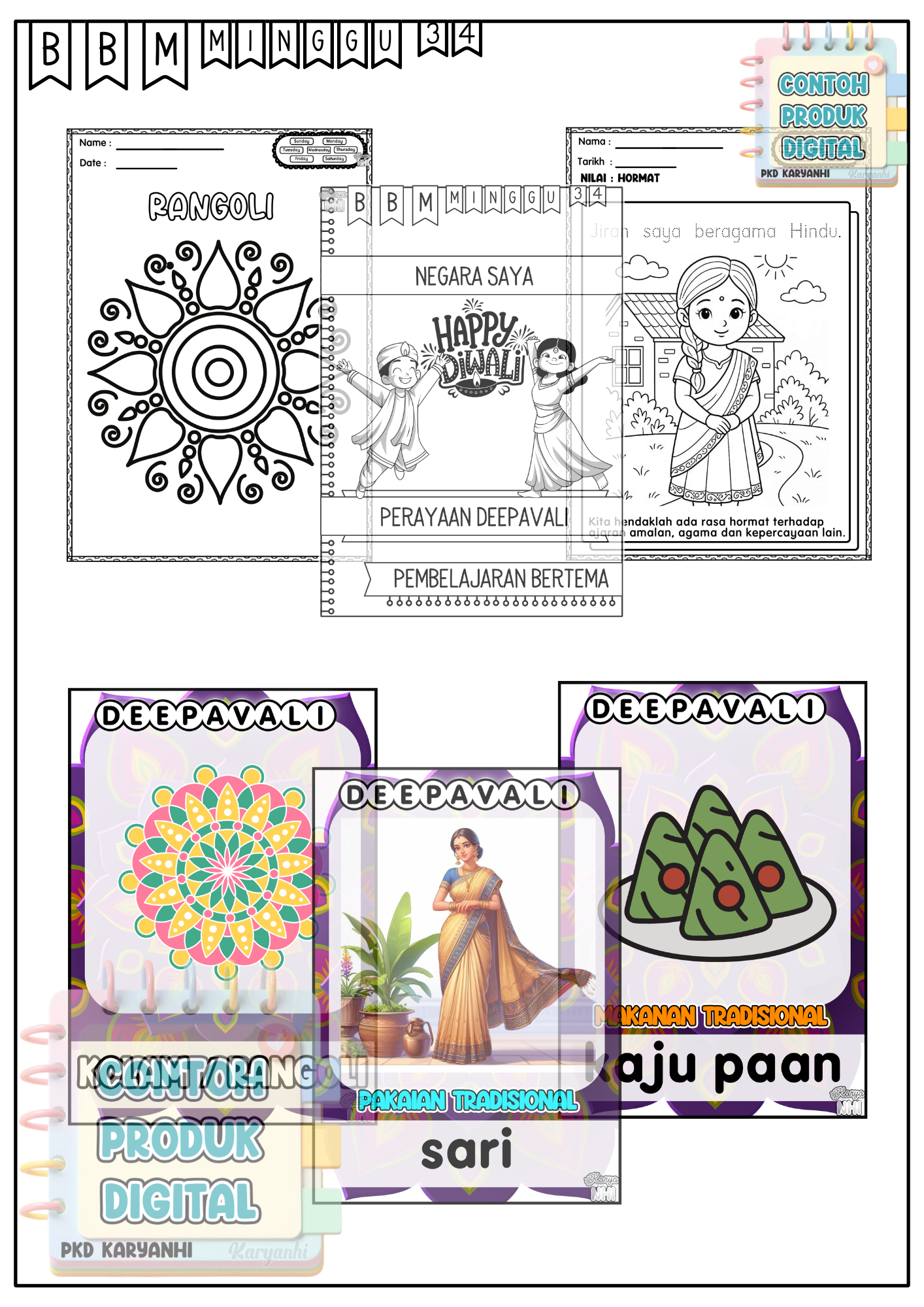 BBM Minggu 34 Perayaan Deepavali KaryaNHI