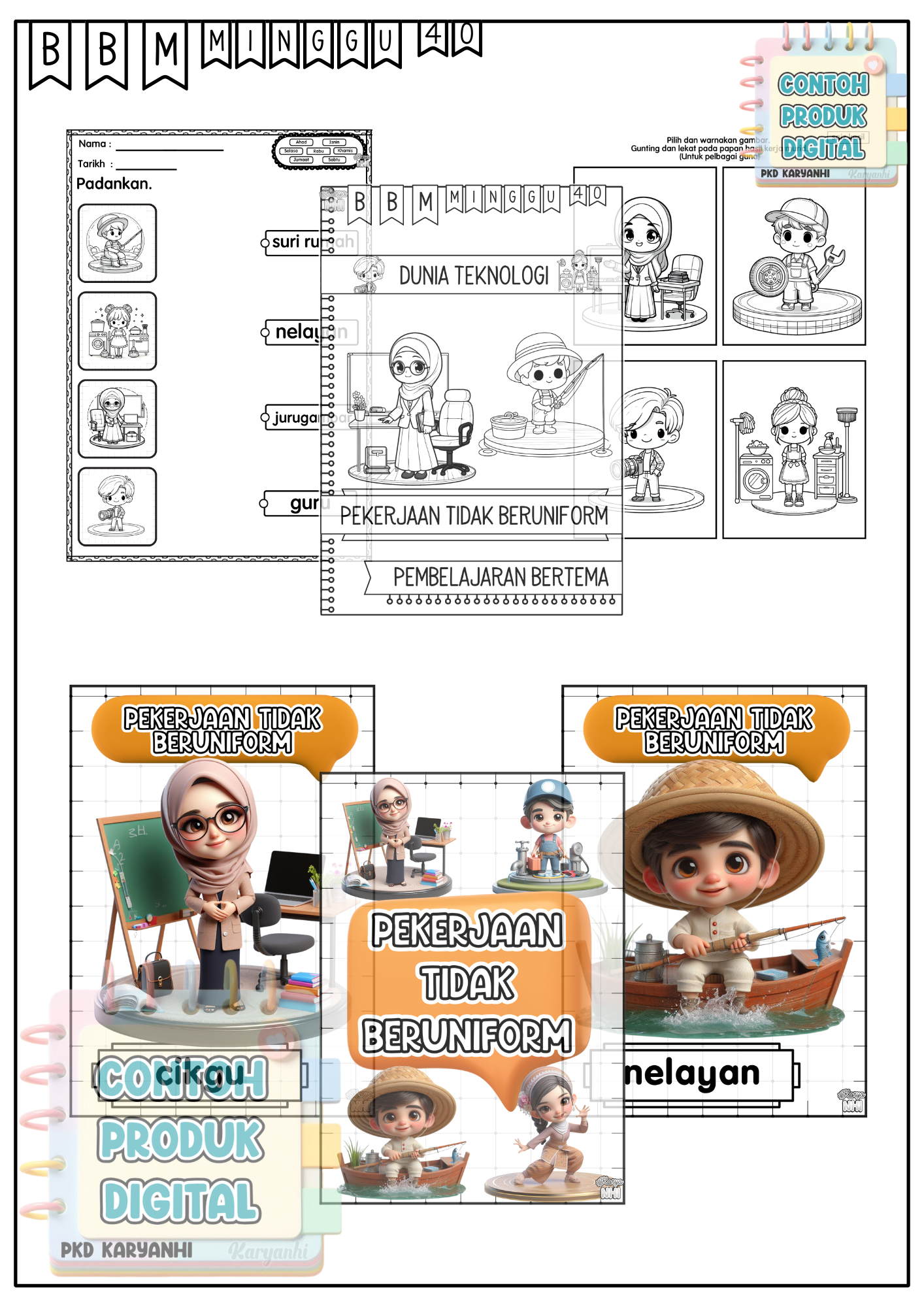 BBM Minggu 40 Pekerjaan Tidak Beruniform KaryaNHI