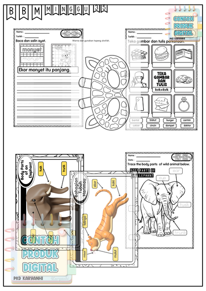 BBM Minggu 35 Haiwan Liar KaryaNHI