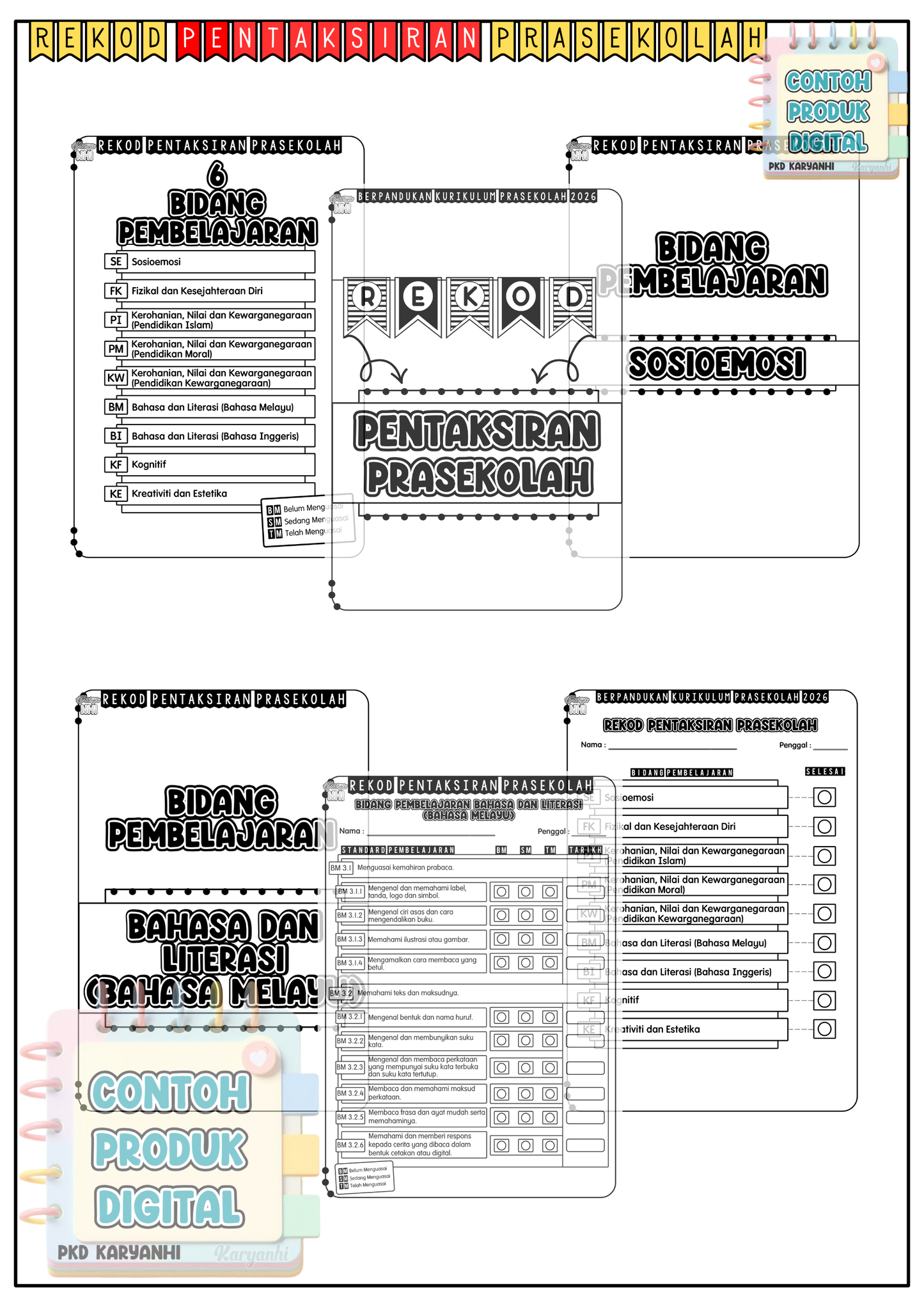 Rekod Pentaksiran Prasekolah KaryaNHI