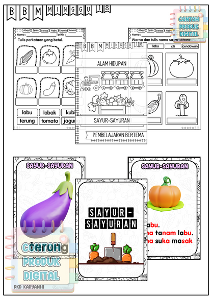 BBM Minggu 18 Sayur-sayuran