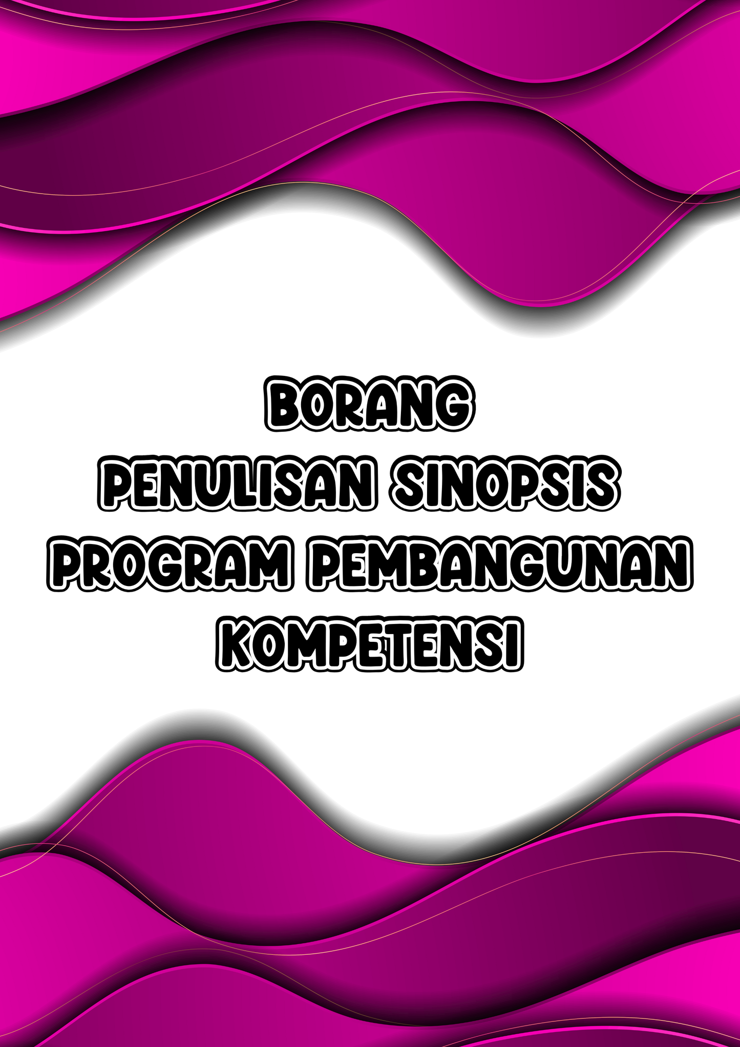 Borang Penulisan Sinopsis PPK KaryaNHI