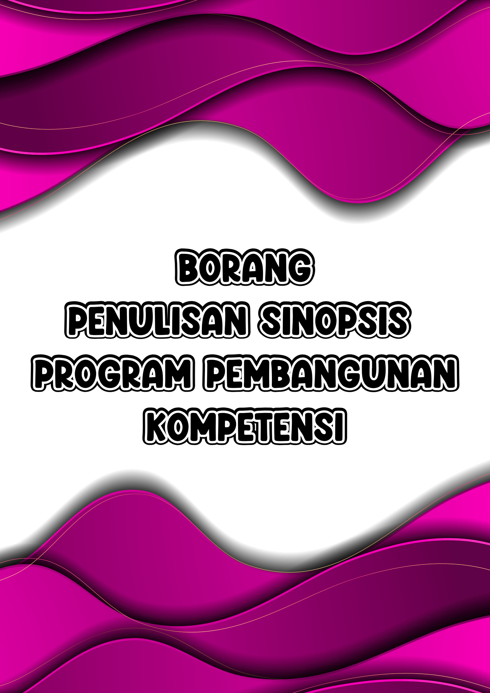 Borang Penulisan Sinopsis PPK KaryaNHI