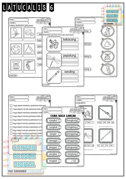 Modul LaTuCaLis 6 (Latih Tubi Baca Tulis 6)
