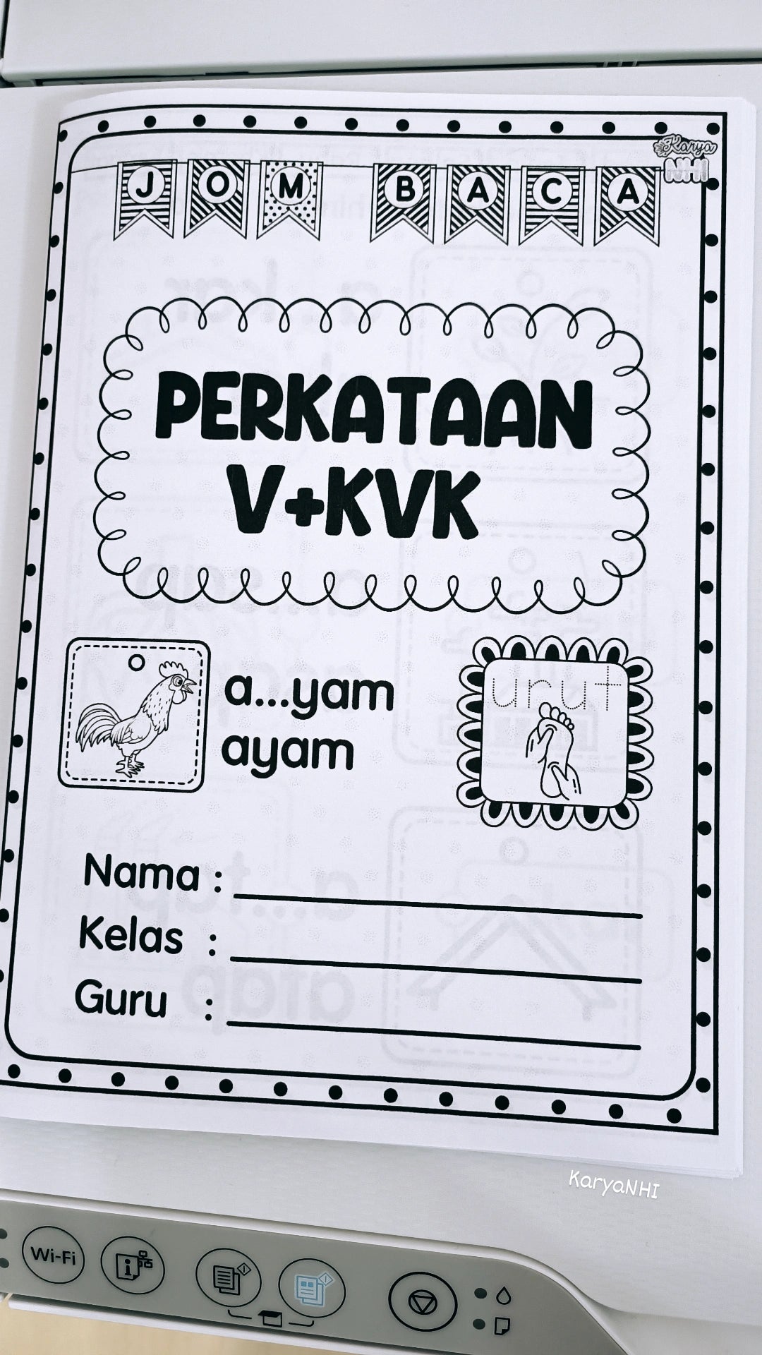 Jom Baca Perkataan v+kvk