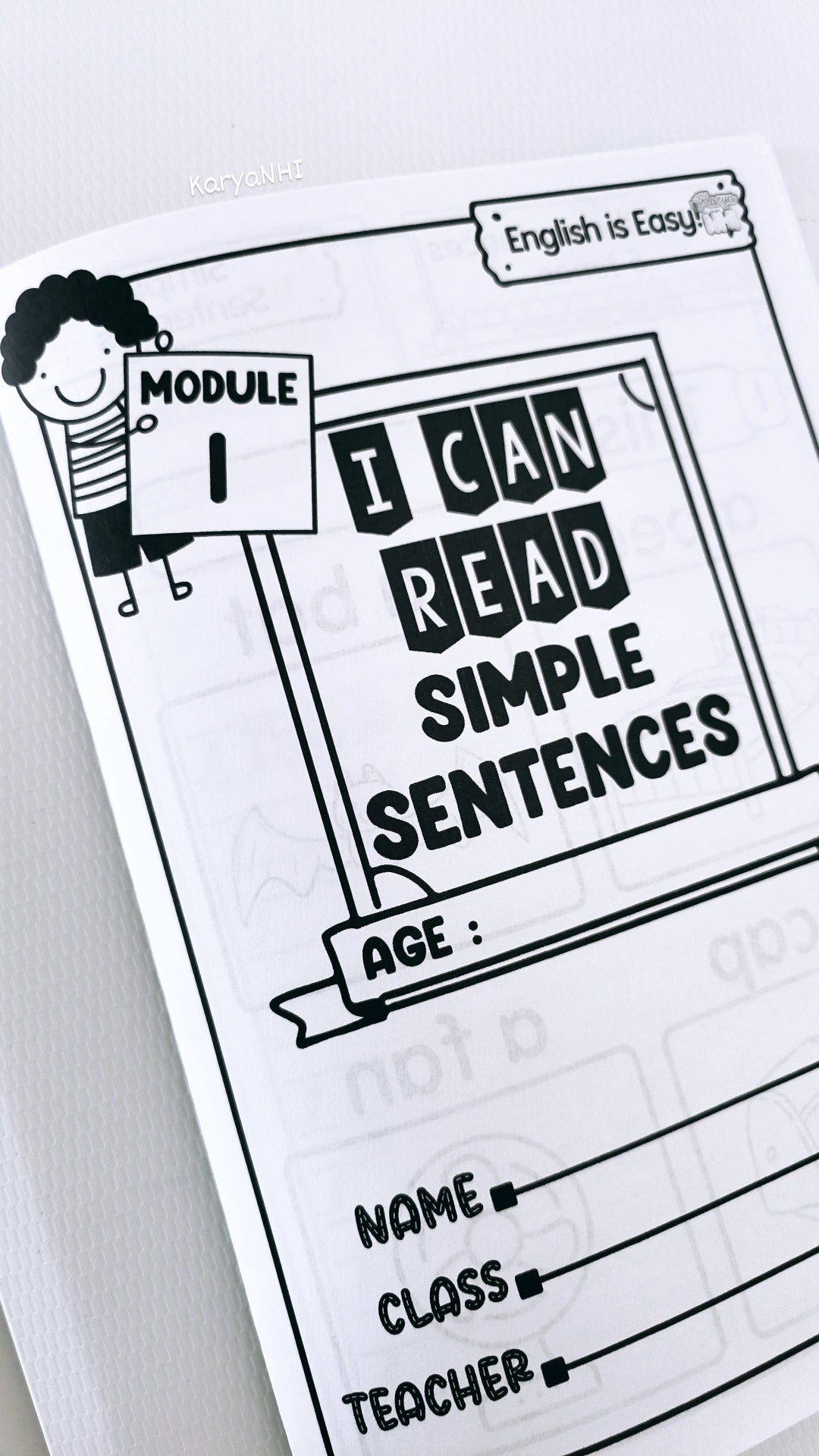 I Can Read Simple Sentences (Module 1)