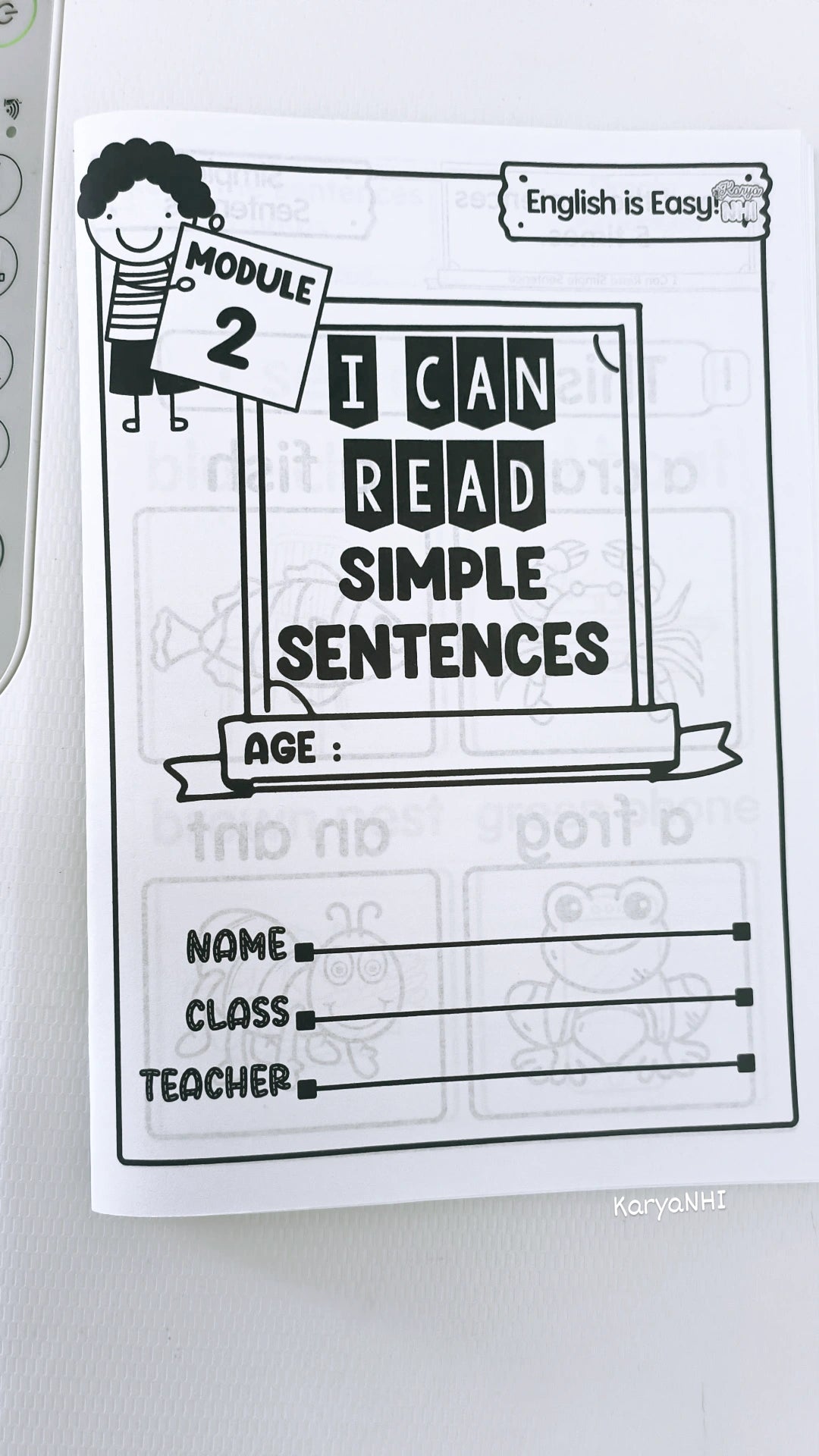 I Can Read Simple Sentences (Module 2)