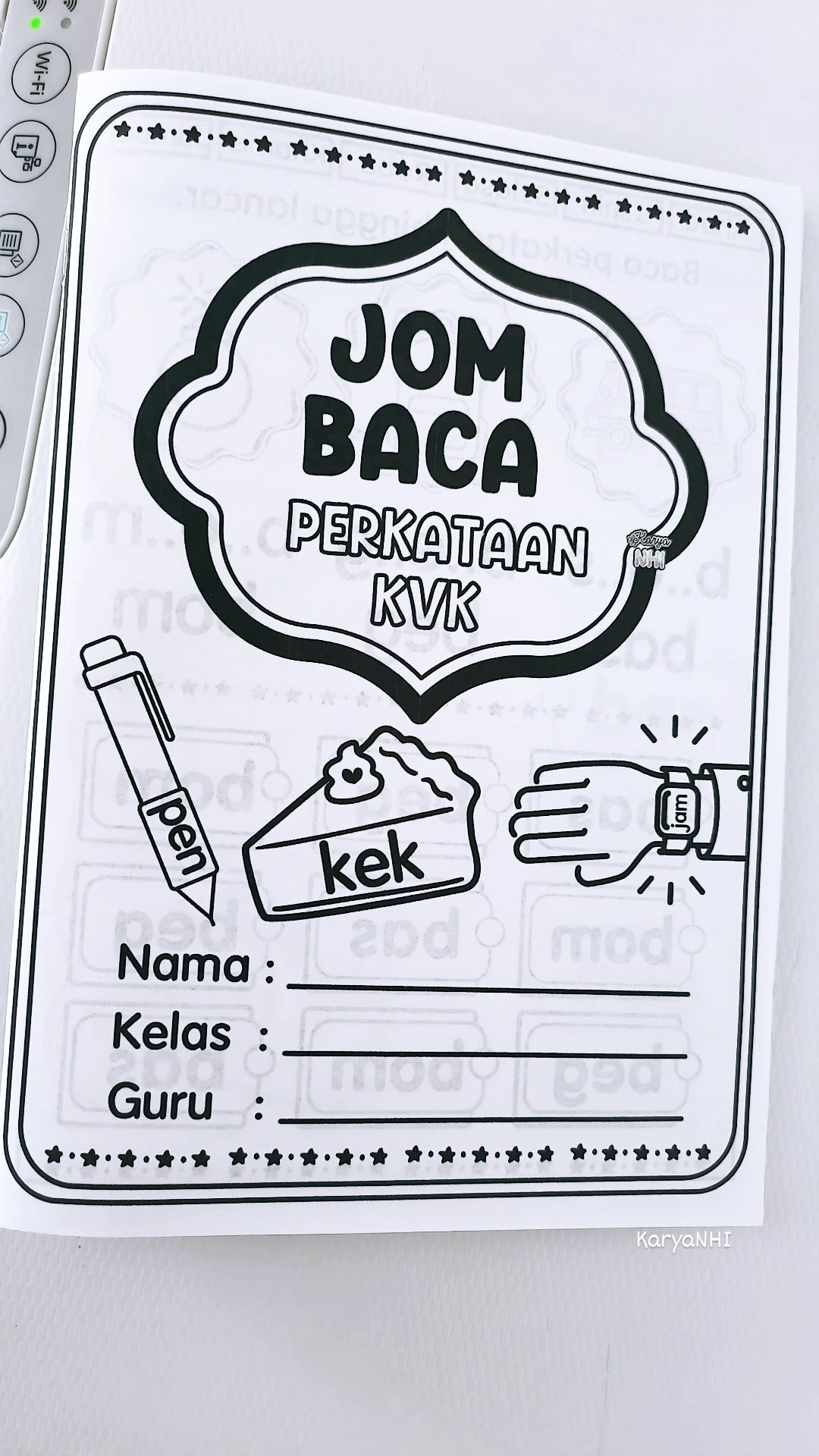 Jom Baca Perkataan kvk