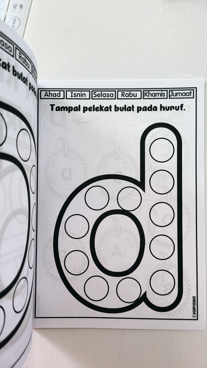 Buku Latihan Jom Kenal Huruf