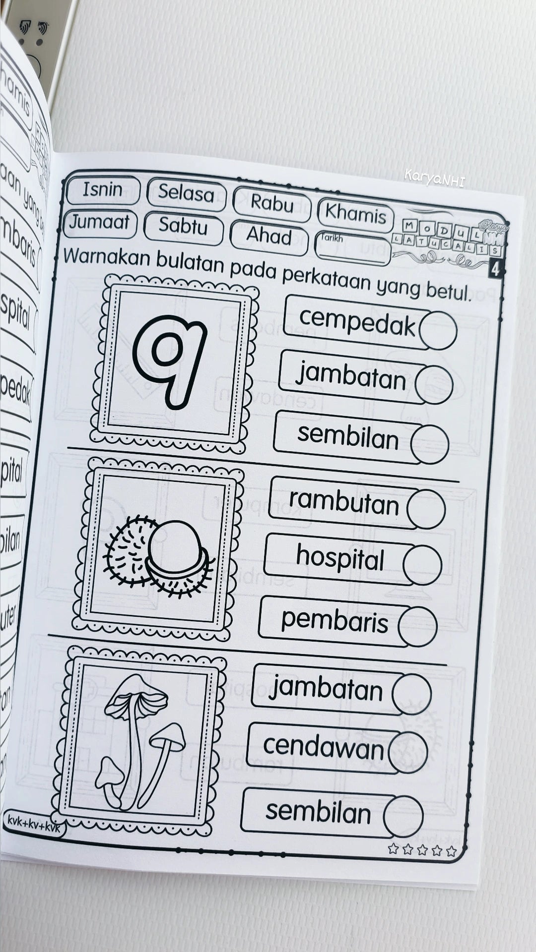 Modul LaTuCaLis 4 (Latih Tubi Baca Tulis 4)