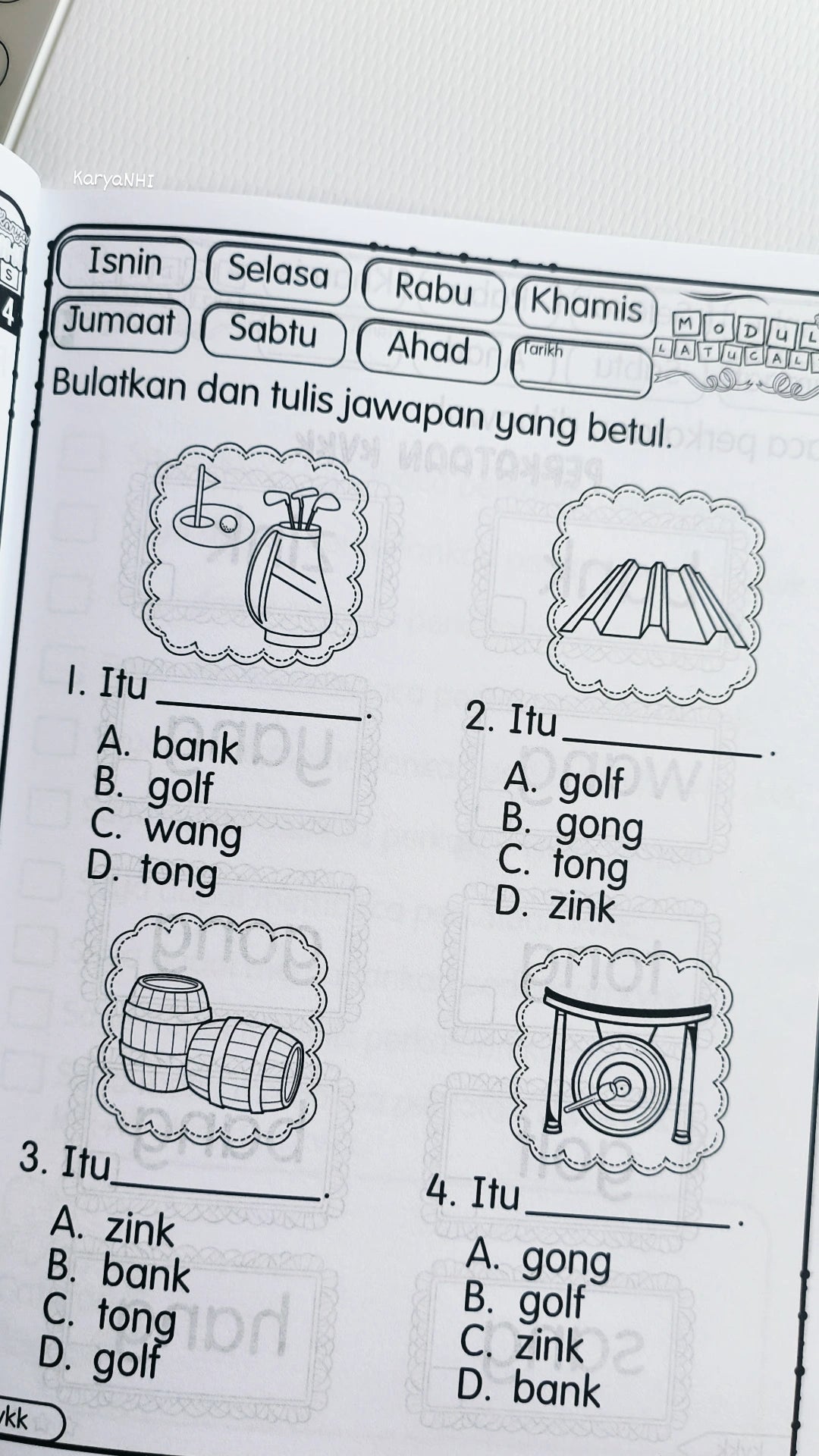 Modul LaTuCaLis 4 (Latih Tubi Baca Tulis 4)