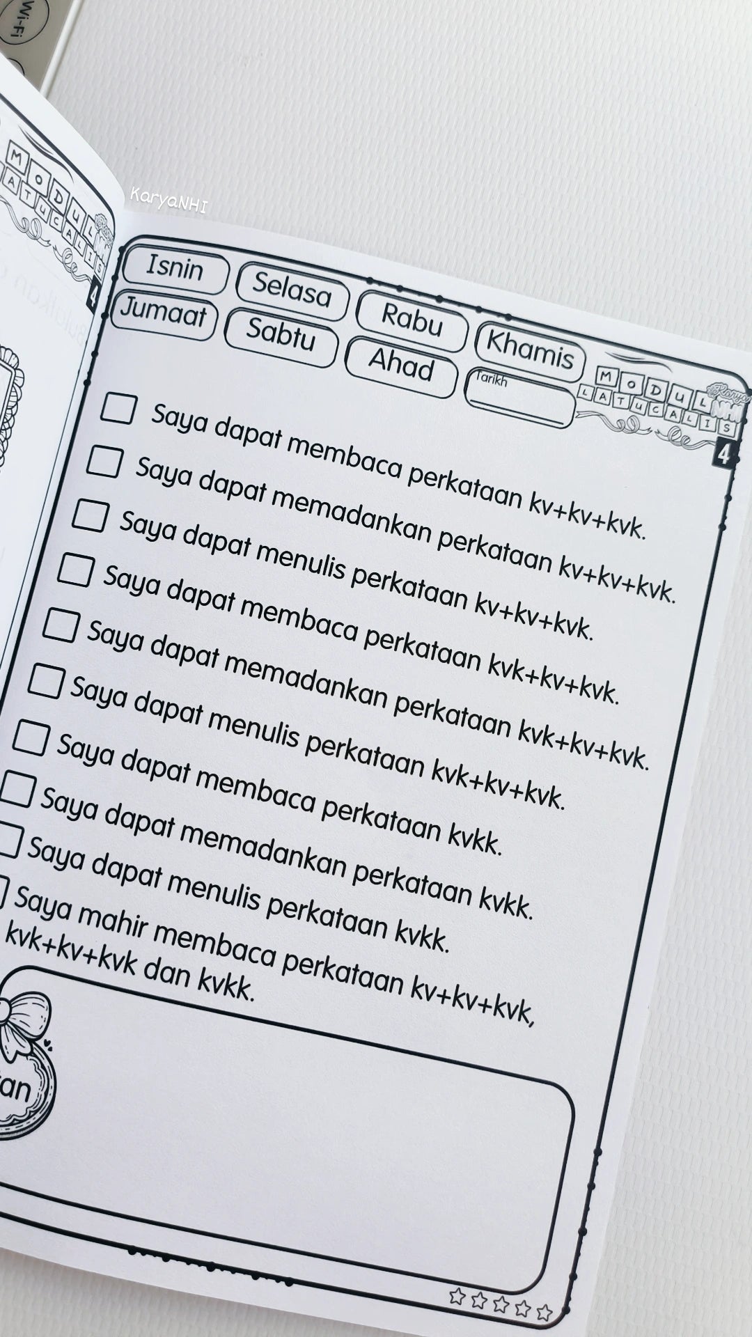 Modul LaTuCaLis 4 (Latih Tubi Baca Tulis 4)