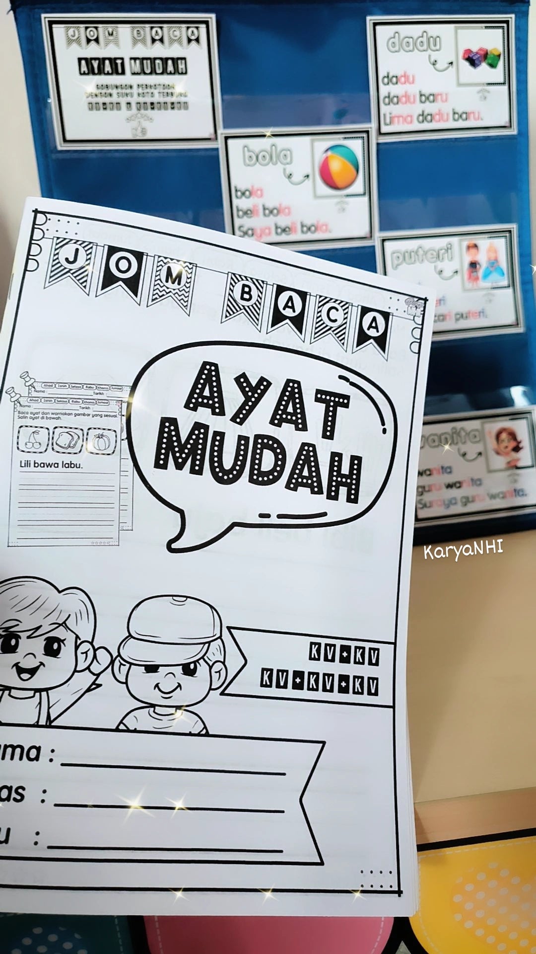 Jom Baca Ayat Mudah (Suku Kata Terbuka)