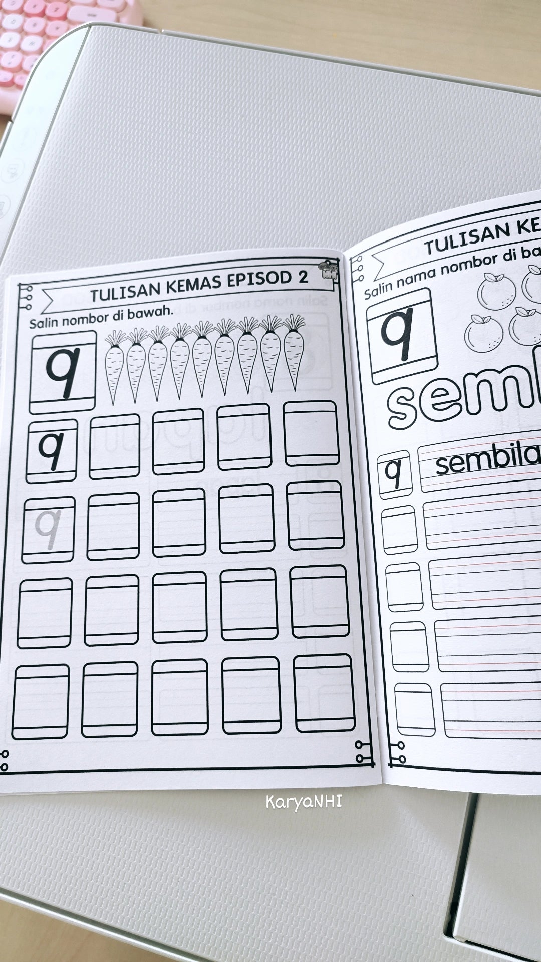 Tulisan Kemas Episod 1, 2, 3 & 4 (Nombor)