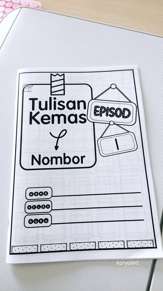 Tulisan Kemas Episod 1, 2, 3 & 4 (Nombor)