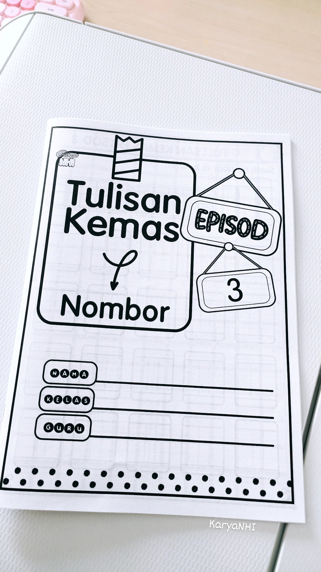 Tulisan Kemas Episod 1, 2, 3 & 4 (Nombor)