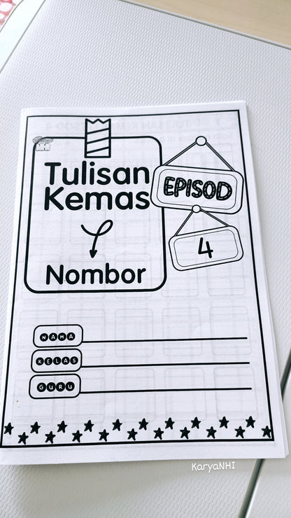 Tulisan Kemas Episod 1, 2, 3 & 4 (Nombor)