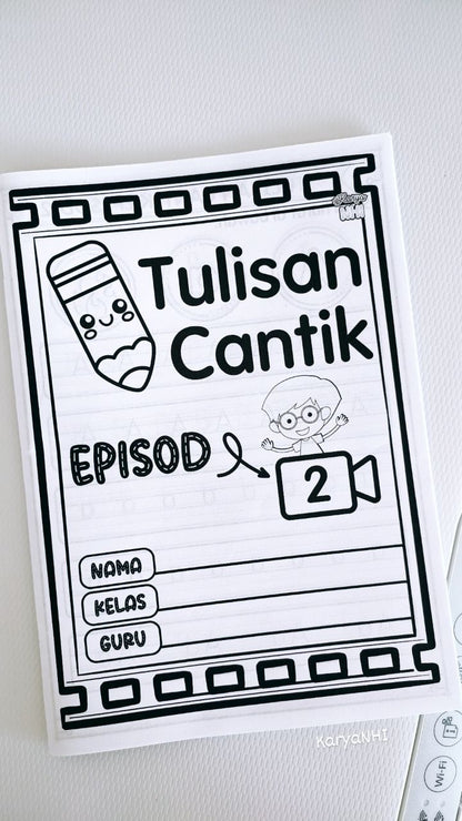 Tulisan Cantik Episod 1, 2, 3 dan 4 (Huruf)