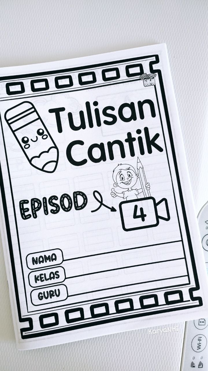 Tulisan Cantik Episod 1, 2, 3 dan 4 (Huruf)