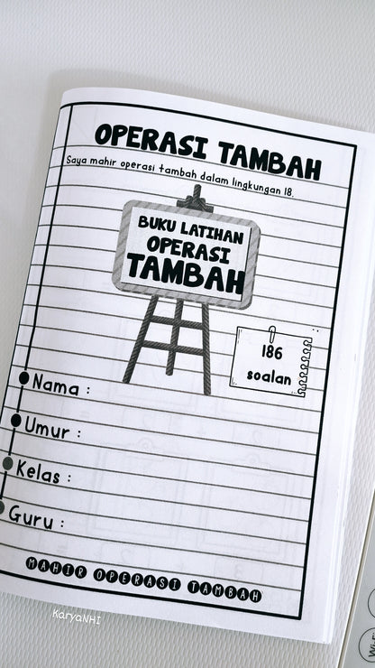 Buku Latihan Set 4 (Operasi Tambah)