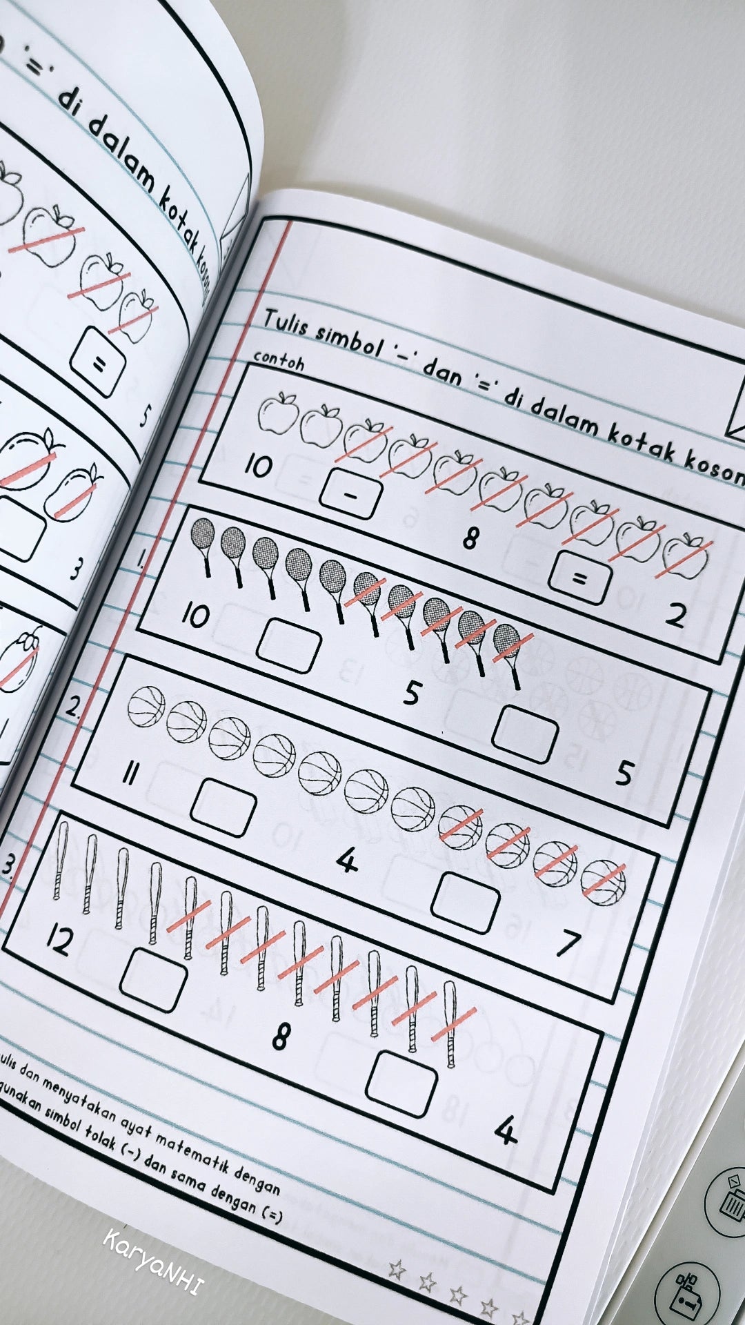 Buku Latihan Set 5 (Operasi Tolak)