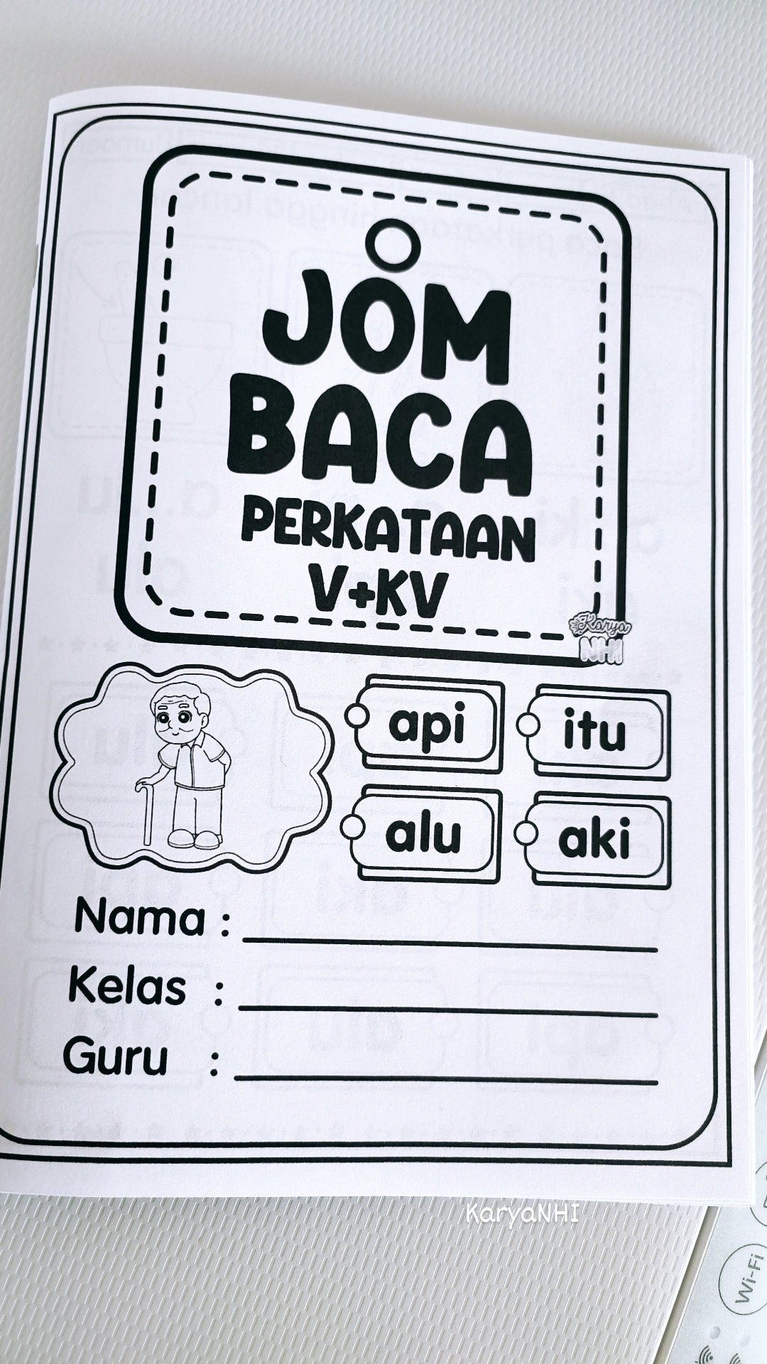 Jom Baca Perkataan v+kv