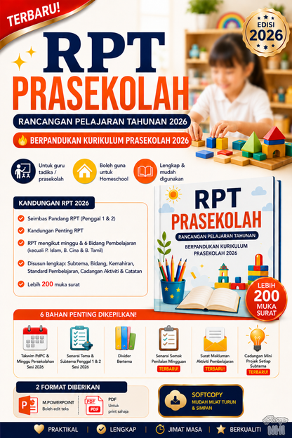 RPT Tadika Prasekolah 2026 Kumpulan A KaryaNHI