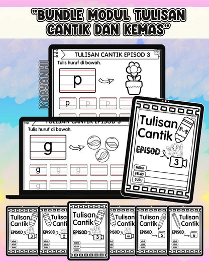 Bundle Modul Tulisan Cantik dan Kemas KaryaNHI