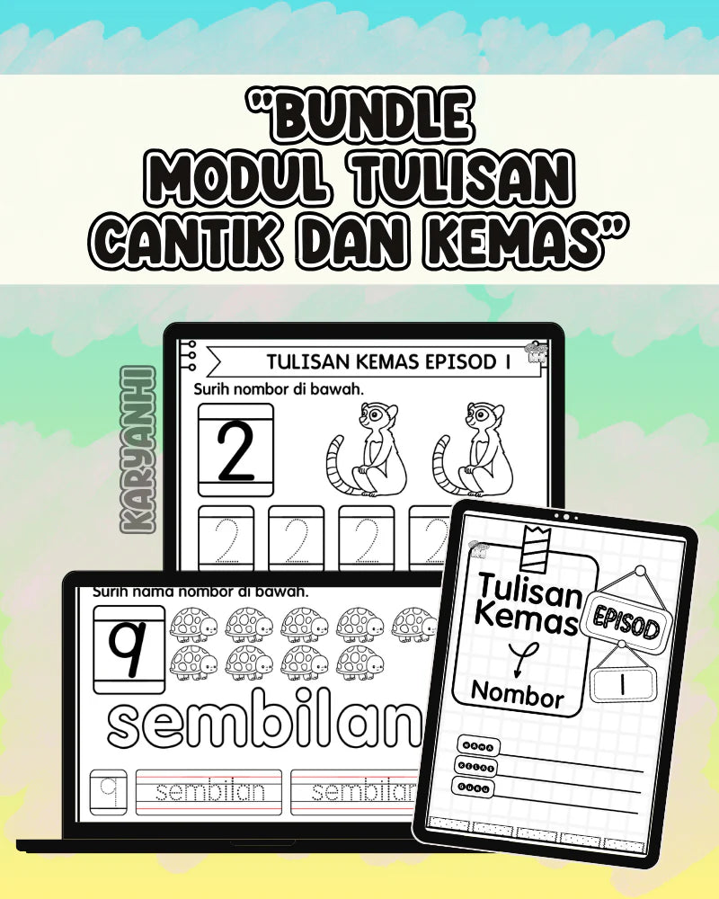 Bundle Modul Tulisan Cantik dan Kemas KaryaNHI