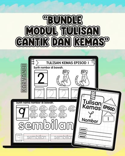 Bundle Modul Tulisan Cantik dan Kemas KaryaNHI