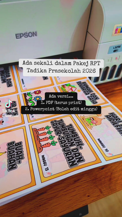 RPT Tadika Prasekolah 2026 Kumpulan B