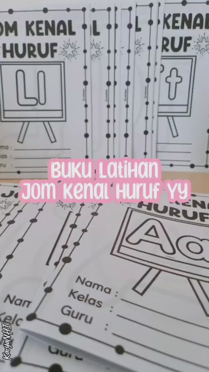 Buku Latihan Jom Kenal Huruf