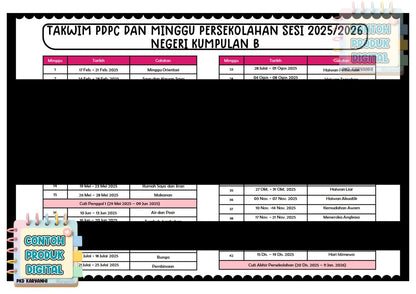 RPT Tadika Prasekolah 2025 (Kum. B)