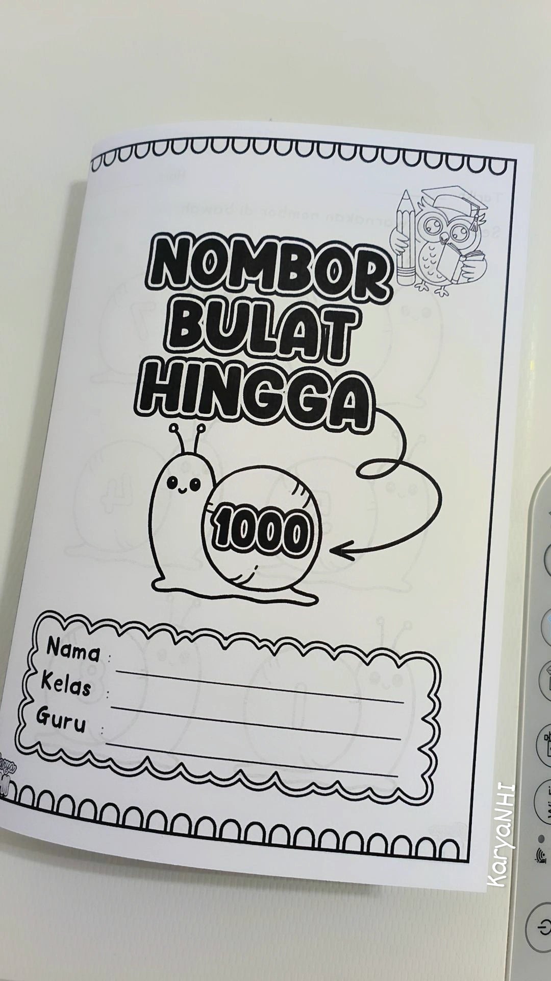 Nombor Bulat Hingga 1000 KaryaNHI