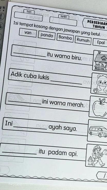 Persediaan ke Tahun 1 (Bahasa Melayu) KaryaNHI