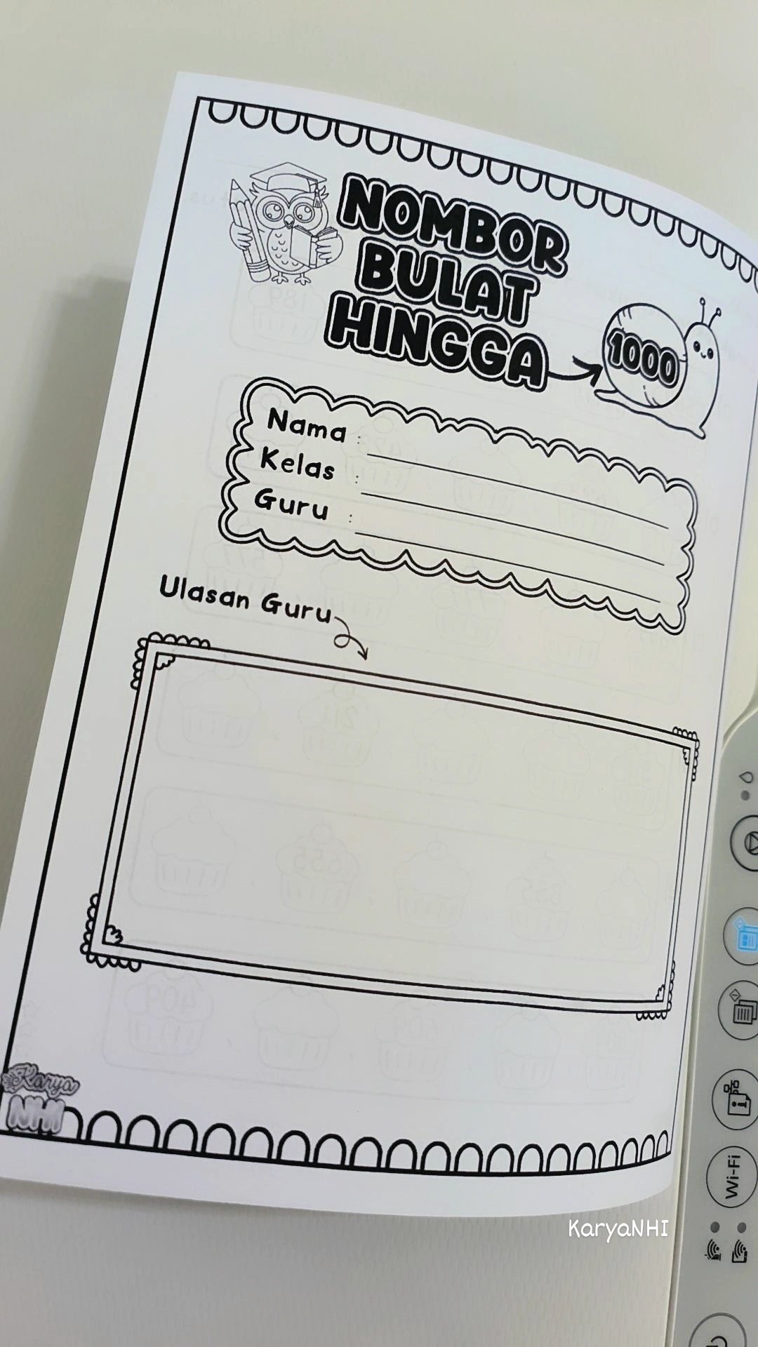 Nombor Bulat Hingga 1000 KaryaNHI
