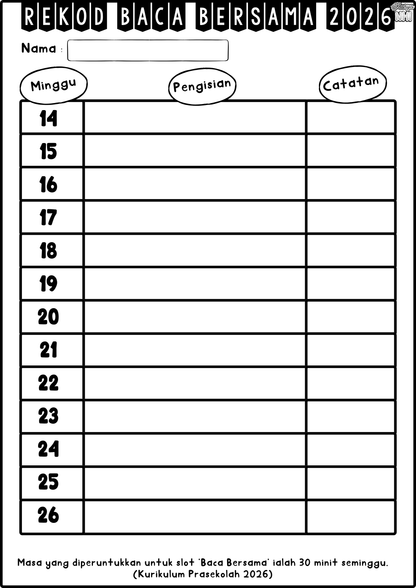 Rekod Baca Bersama KaryaNHI