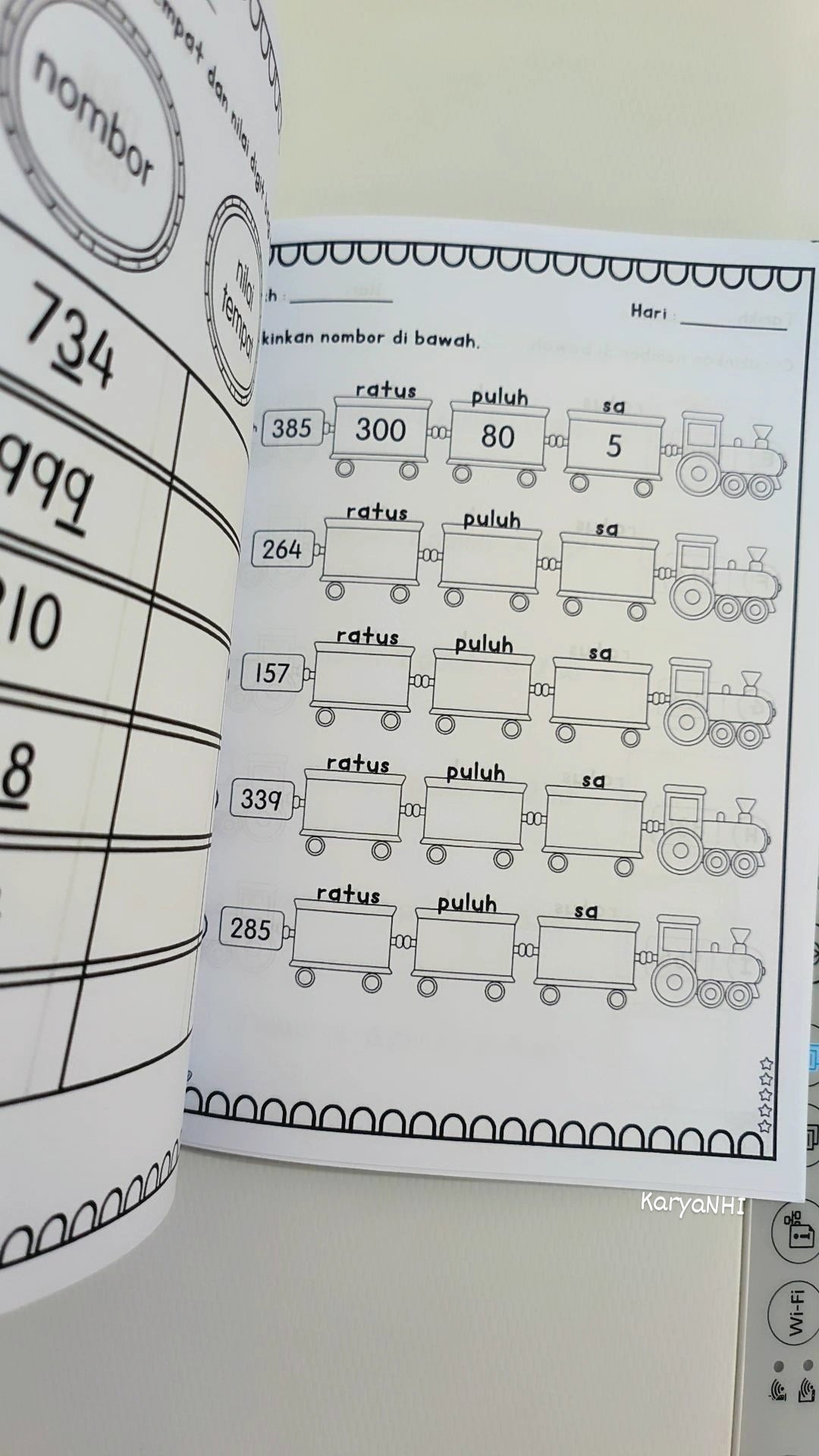 Nombor Bulat Hingga 1000 KaryaNHI